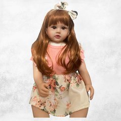 Дитяча Колекційна Лялька Реборн Reborn Дівчинка Злата (Вінілова Лялька) Висота 60 см