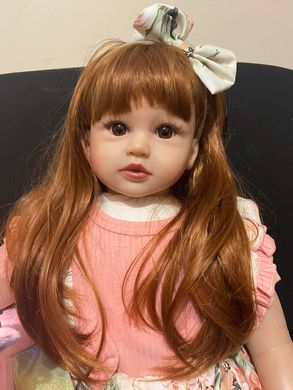 Детская Коллекционная Кукла Реборн Reborn Девочка Злата (Виниловая Кукла) Высота 60 см