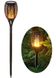 Набор 6 шт Декоративный садовый светильник факел WUS на солнечной батарее с имитацией огня Flame Light 96 Led