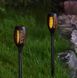 Набор 6 шт Декоративный садовый светильник факел WUS на солнечной батарее с имитацией огня Flame Light 96 Led