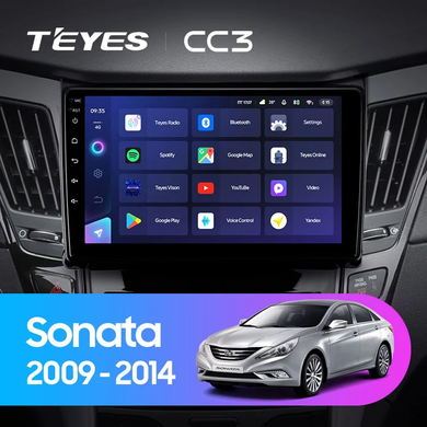 Штатная магнитола Teyes для Hyundai Sonata 6 YF 2009 - 2014 Android