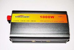 Преобразователь напряжения (инвертор) KONNWEI 12v-220v 1000W/2500W