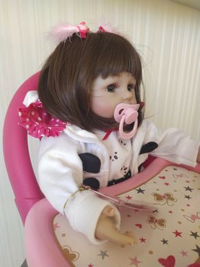 Кукла реборн 45 см полностью виниловая девочка Любава