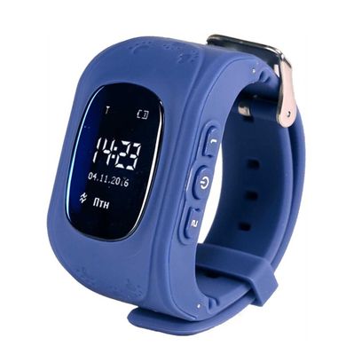 Детские умные часы smart baby watch q50 с gps трекером Темно-синие