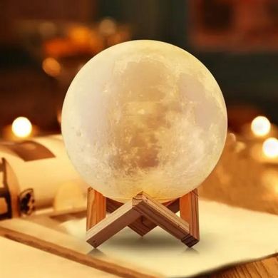 Лампа Місяць 3D Moon Lamp Настільний світильник місяць Magic 3D Moon Light