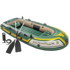 Трехместная надувная лодка Intex Seahawk 68380