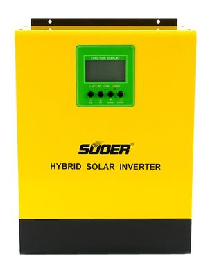 Гібридний автоматичний інвертор для сонячних панелей з MPPT  SVM-3000W-24 v