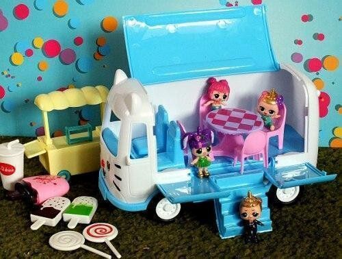 Игровой набор LOL Кукла лол автобус с мороженым