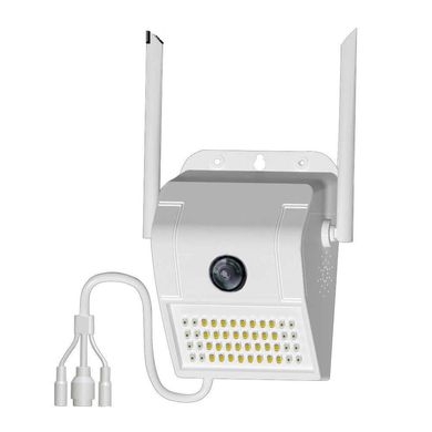 Беспровдная уличная Ip-камера-прожектор 2 в 1 MARSHAL K85 Wi-Fi Hd белая