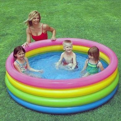 Дитячий басейн Intex Веселка круглий