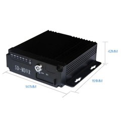 Автомобільний реєстратор + GPS трекер WI- Fi на 4 камери (вантажівка, автобус) MDVR 4CH SW-0001С