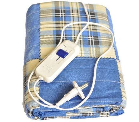 Электропростынь electric blanket 150*120 sky blue