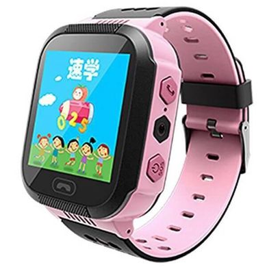Детские часы с gps Smart baby Q12 розовые