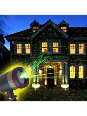 Новорічний Лазерний проектор для вулиці STAR SHOWER (вуличний лазер )