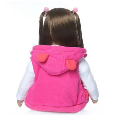 Силиконовая Коллекционная Кукла Реборн Reborn Девочка Лия ( Виниловая Кукла ) Высота 60 см
