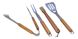 Набор инструментов для барбекю Woodside, посуда для барбекю из нержавеющей стали из 4 предметов