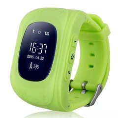 Дитячі розумні годинник smart baby watch q50 зелені (салатові) з gps трекером
