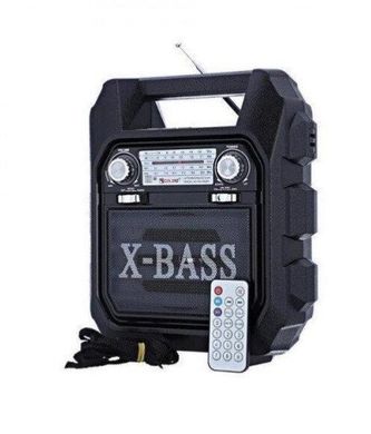 Акустичний радіоприймач Golon RX 699 ВТ. Всехвильова портативна колонка чорна