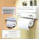 Кухонний диспенсер для плівки, фольги та рушників Kitchen Roll Triple Paper Dispenser
