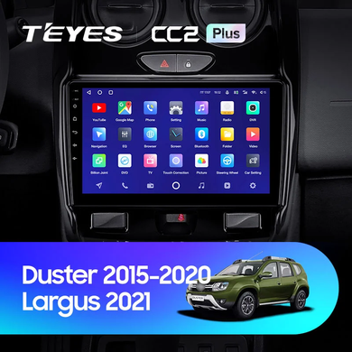 Штатная магнитола Teyes для Renault Duster 2015 - 2020 и LADA Largus Wi-Fi+4G