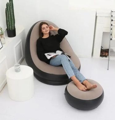 Надувне крісло з пуфом Air Sofa Comfort