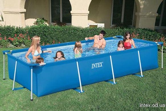 Каркасный бассейн Intex для всей семьи 220-150-60 см