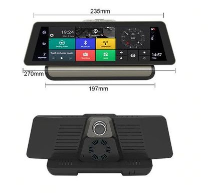 Pioneer Anfilite 10 дюймів 3g / 4G Android GPS навігатор Anstar Реєстратор,