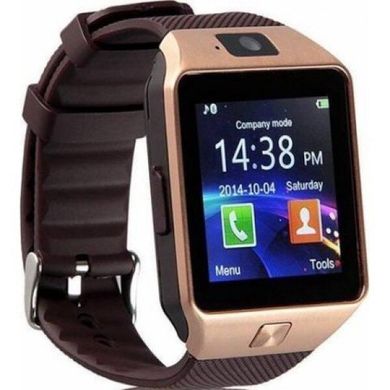 Інноваційні багатофункціональні смарт годинник Smart Watch DZ09 Gold