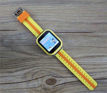 Наручные часы Smart часы детские (ЖЁЛТЫЕ) с GPS Q100N (Q90) Сенсорный Экран