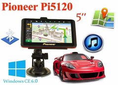 GPS навигатор Pioneer Pi5120 5" Win CE 6.0 +BT +AV +Карты